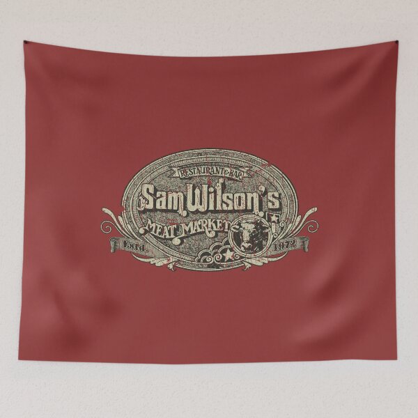 Item preview, Sam Wilson's Meat Market 1972 designed and sold by AstroZombie6669.
