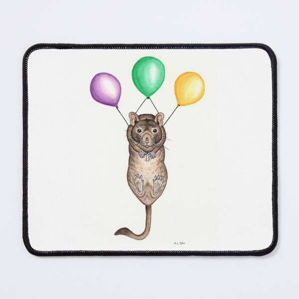 Item preview, Degu with Balloons designed and sold by WolfySilver.