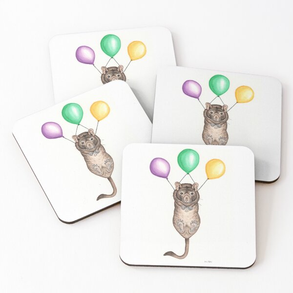 Item preview, Degu with Balloons designed and sold by WolfySilver.