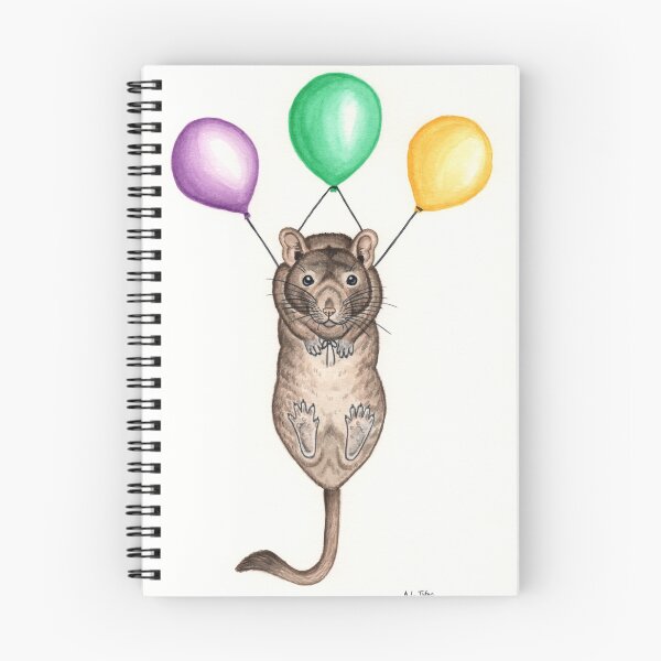 Item preview, Degu with Balloons designed and sold by WolfySilver.