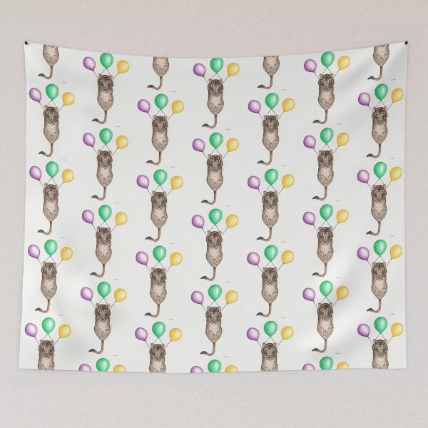 Item preview, Degu with Balloons designed and sold by WolfySilver.
