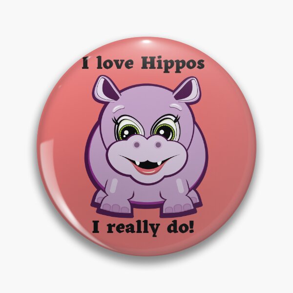 Item preview, I love Hippos, I really do  designed and sold by KoopTroop ⭐⭐⭐⭐⭐.