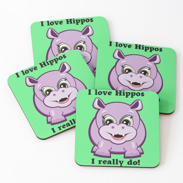 Item preview, I love Hippos, I really do  designed and sold by KoopTroop ⭐⭐⭐⭐⭐.