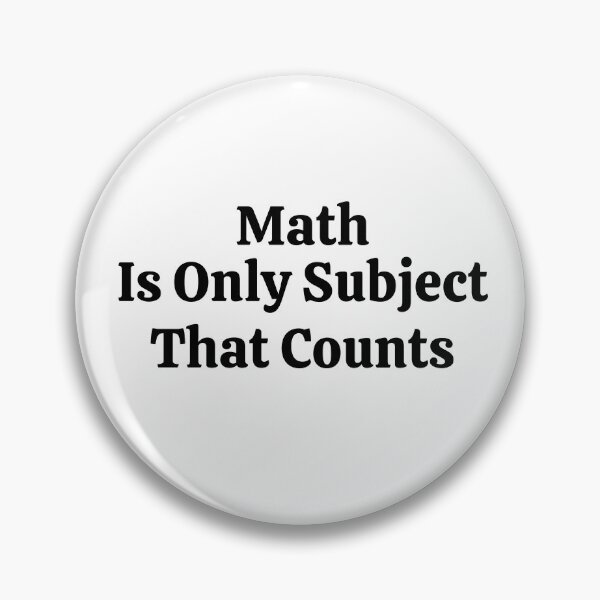 Item preview, Math Is Only Subject That Counts - Funny Math  designed and sold by usaworld.