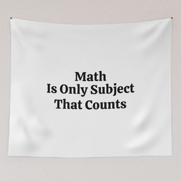 Item preview, Math Is Only Subject That Counts - Funny Math  designed and sold by usaworld.
