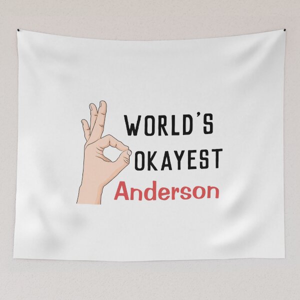 Item preview, Worlds Okayest Anderson  designed and sold by Yay Design.