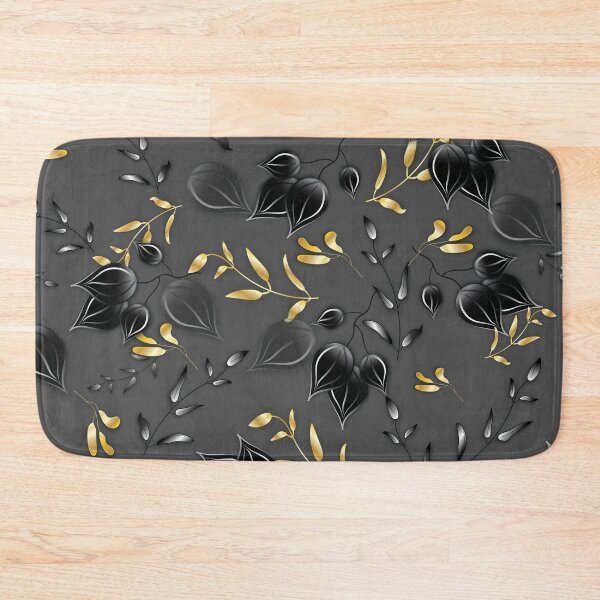 Item preview, Gold and Black Leaves designed and sold by ChantalDesign.