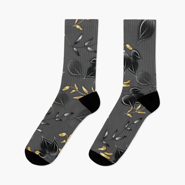 Item preview, Gold and Black Leaves designed and sold by ChantalDesign.