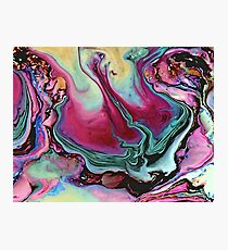 Colorful abstract marbling Fotodruck