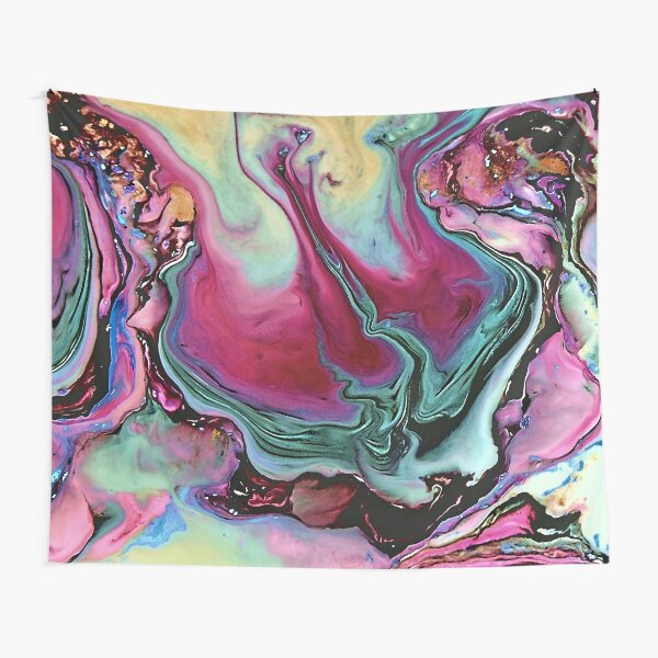 Item preview, Colorful abstract marbling designed and sold by CatyArte.