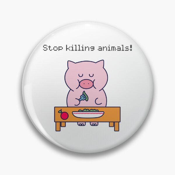 Item preview, Vegan - stop killing animals designed and sold by NoelNimmad.