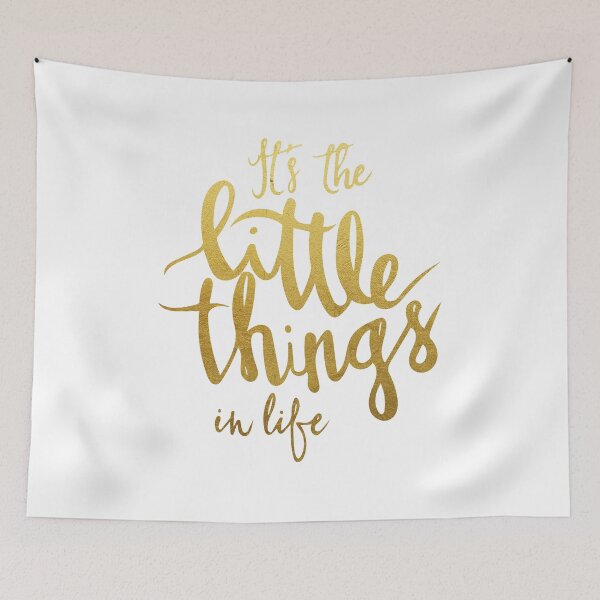 Item preview, Little things - gold lettering designed and sold by Camilla Løschbrandt.
