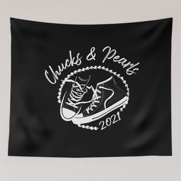 Item preview, Chucks And Pearls 2021, Kamala Harris Inauguration 2021 Vice President Aunty, Madam Vice President K designed and sold by pennigrqcheu.