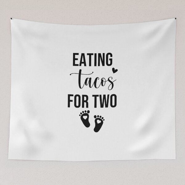 Item preview, eating Tacos, pregnancy announcement, mother's day, matching Mommy Daddy EST, couples pregnancy announcement  funny sarcastic Rude , designed and sold by joygift369.