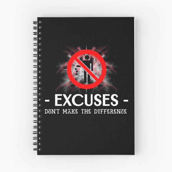 Item preview, Excuses don't make the difference  designed and sold by Soy-el-Soil.