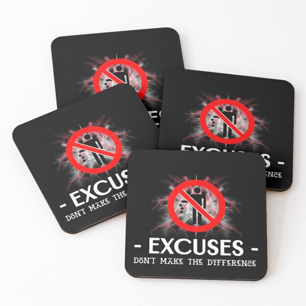 Item preview, Excuses don't make the difference  designed and sold by Soy-el-Soil.