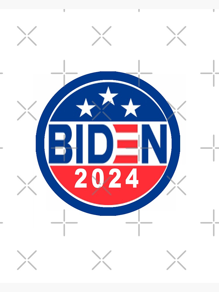 "Presidential Election 2024, Biden 2024 Design" Sticker by Tr4velingCo