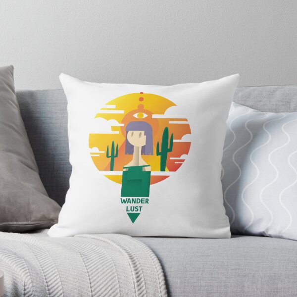 Wanderlust Throw Pillow