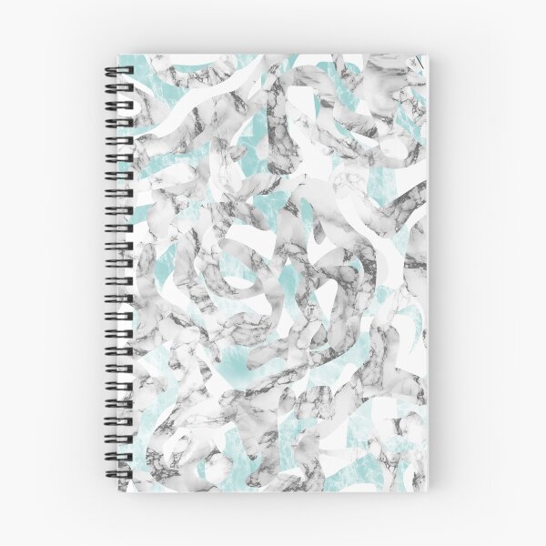 Item preview, Squiggle Abstract Blue and White Marble designed and sold by bazzadesigns.