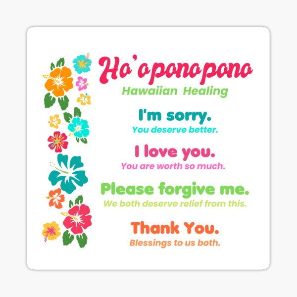Item preview, Hawaiian Prayer Ho'oponopono-Healing designed and sold by H3designs.