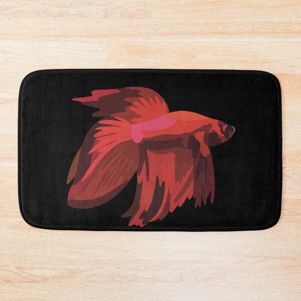 Item preview, Red Veiltail Betta Fish - Digital Illustration designed and sold by TLGdrawings.