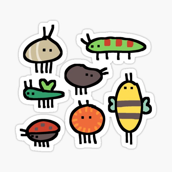 Item preview, silly bug friends  designed and sold by fr0ggang.