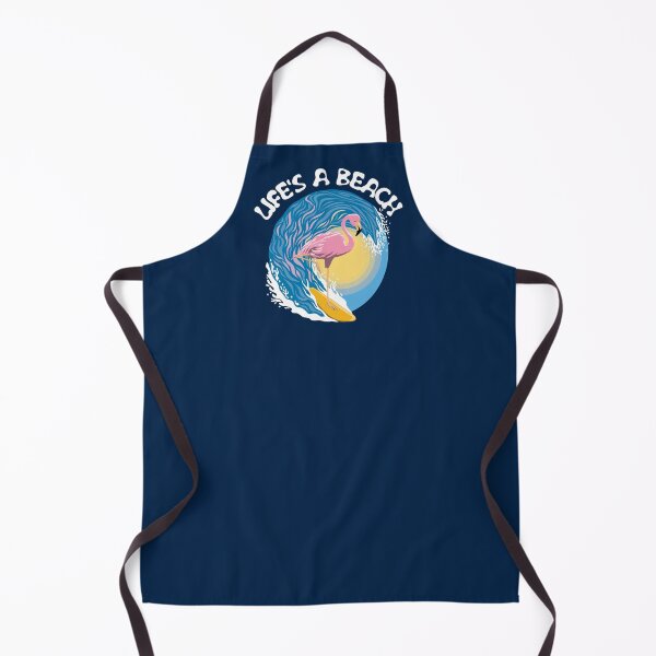 Item preview, Life's a beach - Surfing Flamingo designed and sold by TMBTM.