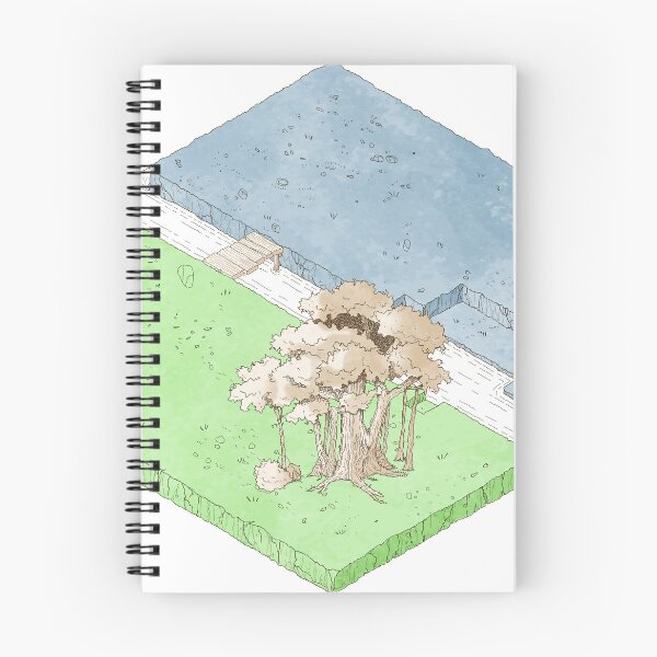 Item preview, Isometric Vietnam Wooden Bridge 2 and Banya Tree 2 - Green and Blue designed and sold by ravenainotenshi.