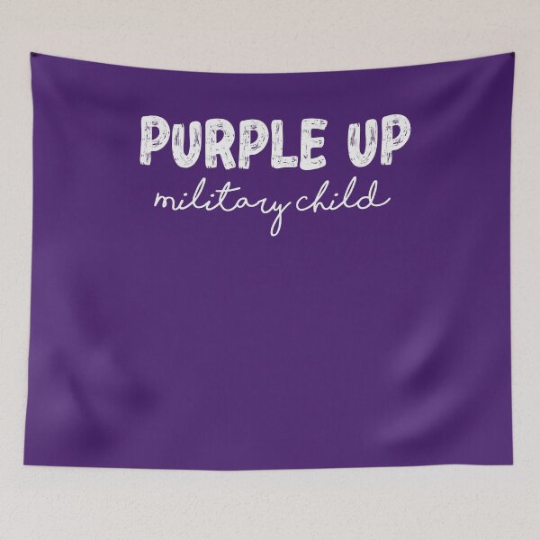 Item preview, Purple Up For Military Kids designed and sold by Heddar Badreddine.