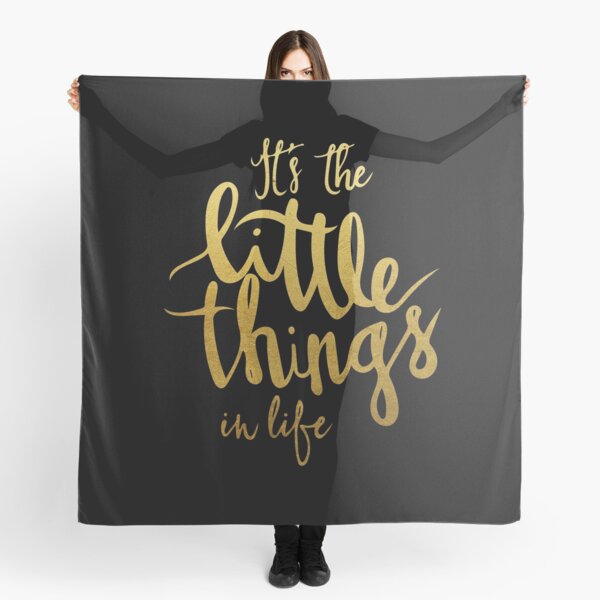 Little things - gold and black Scarf