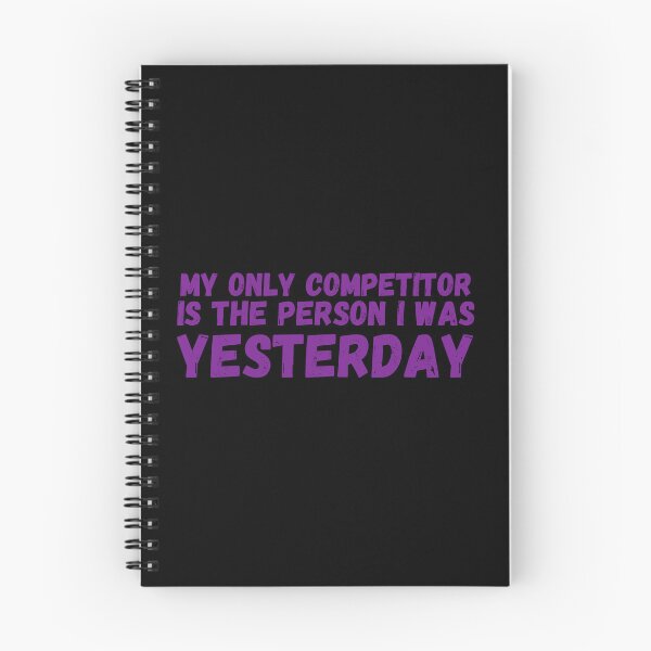 Item preview, My only Competitor is the Person i was Yesterday designed and sold by KyleighMertz.