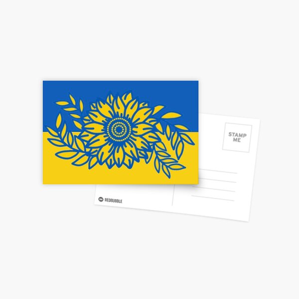 Item preview, Ukraine Sunflower And Olive Branch Flag designed and sold by radiantdark.