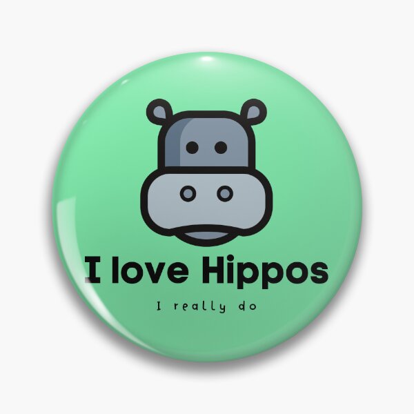 Artikelvorschau, Ich liebe Hippos, wirklich entworfen und verkauft von KoopTroop ⭐⭐⭐⭐⭐.