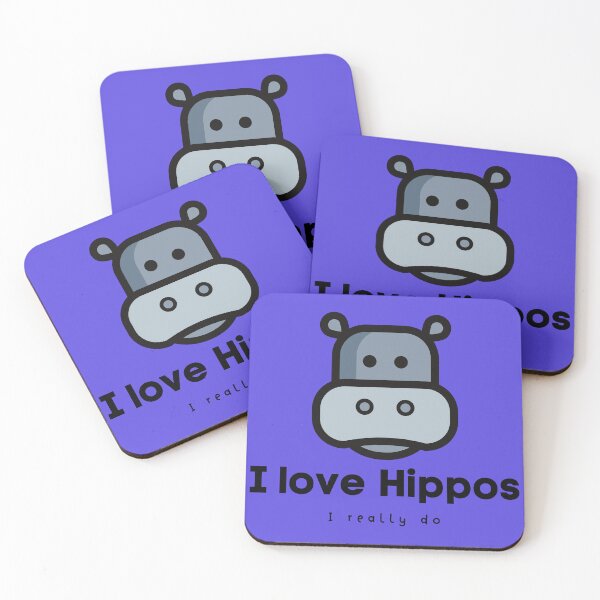 Item preview, I love Hippos, I really do  designed and sold by KoopTroop ⭐⭐⭐⭐⭐.