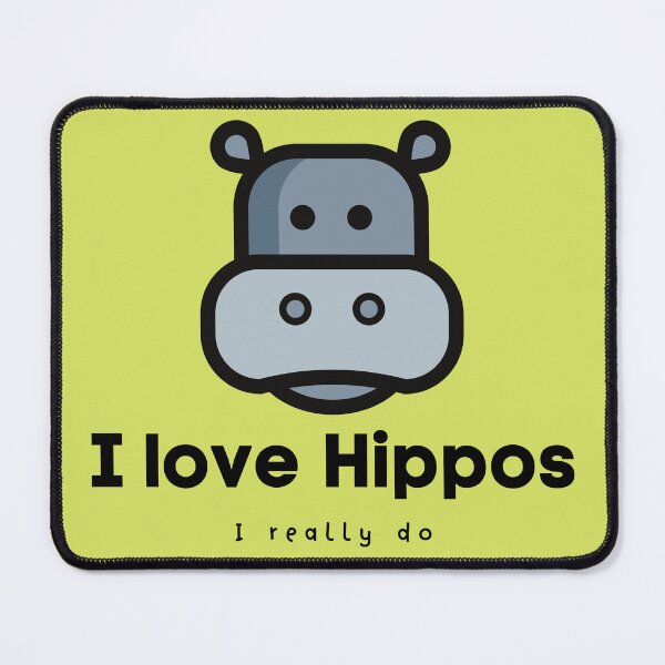 Item preview, I love Hippos, I really do  designed and sold by KoopTroop ⭐⭐⭐⭐⭐.