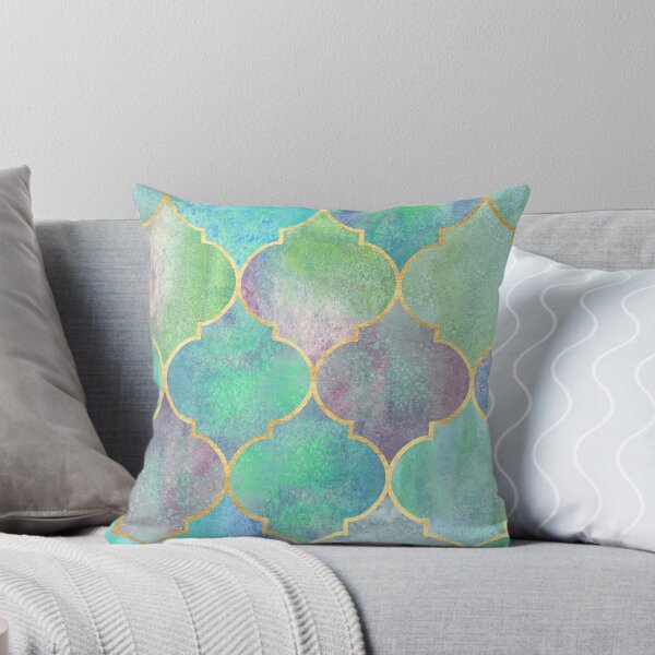 Item preview, Decorative Patterns Moroccan Tile Pattern Mermaid Scales designed and sold by ZestyFruit.