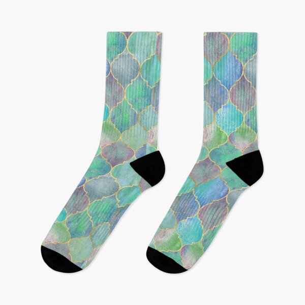Item preview, Decorative Patterns Moroccan Tile Pattern Mermaid Scales designed and sold by ZestyFruit.