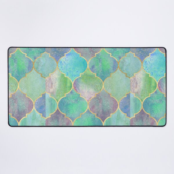 Item preview, Decorative Patterns Moroccan Tile Pattern Mermaid Scales designed and sold by ZestyFruit.