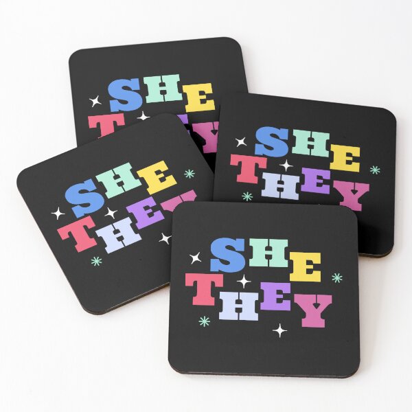 Item preview, She They Pronouns  designed and sold by MelmonSquad.