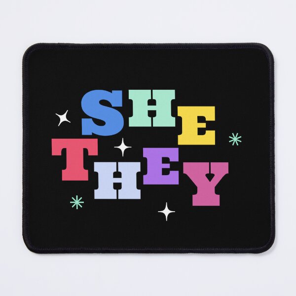 Item preview, She They Pronouns designed and sold by MelmonSquad.