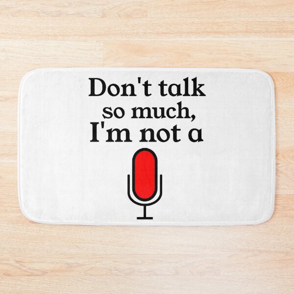 Item preview, Don't talk so much, I'm not a micro t-shirt designed and sold by AdelloDeAmo.