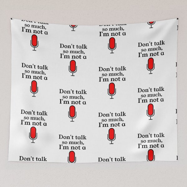 Item preview, Don't talk so much, I'm not a micro t-shirt designed and sold by AdelloDeAmo.