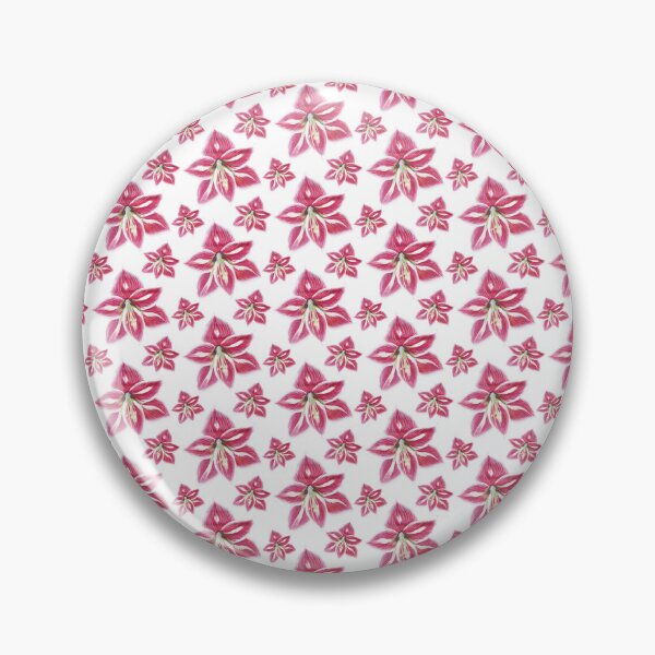 Item preview, Pink amaryllis flower pattern designed and sold by AleFairyland.
