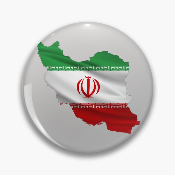 Item preview, Wavy Iranian Flag inside Map of Iran  designed and sold by mashmosh.