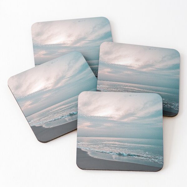 Item preview, Copy of summer sunset & calm blue waves  designed and sold by anisbbmbrush.