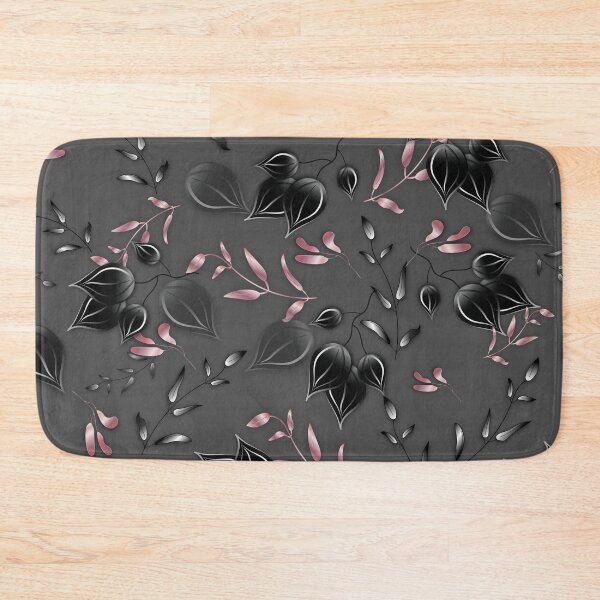 Item preview, Rose Gold and Black Leaves designed and sold by ChantalDesign.