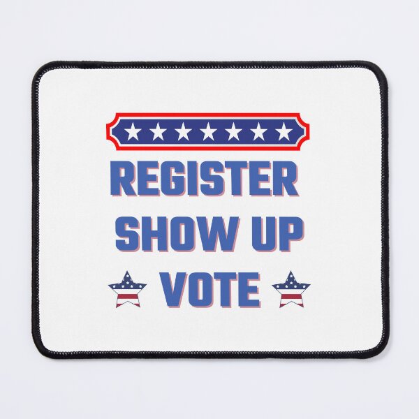 Item preview, Register Show Up Vote Blue Letters designed and sold by DevinSanford.