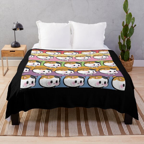 Item preview, Fat Cat FFXIV Throw Pillow designed and sold by linzhsantosf.