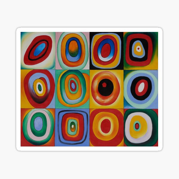 Wassily Kandinsky Squares With Concentric Circles Canvas Poster Art   St,small,507x507 Pad,600x600,f8f8f8 