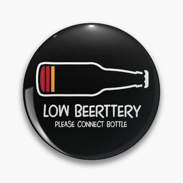 Item preview, Low beerttery please connect bottle, low battery beer parody designed and sold by VinagreShop.